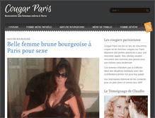 Tablet Screenshot of cougar-paris.net